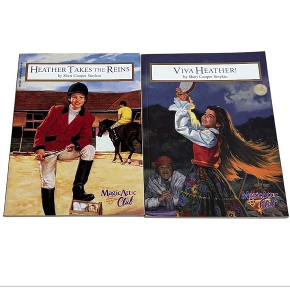 MAGIC ATTIC CLUB BOOK Other - VTG MAGIC ATTIC CLUB 1996 Heather Takes the Reins and Viva Heather! 2 Books Set